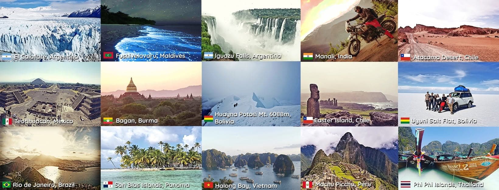 Výřez z instagramového profilu — cesty a sport